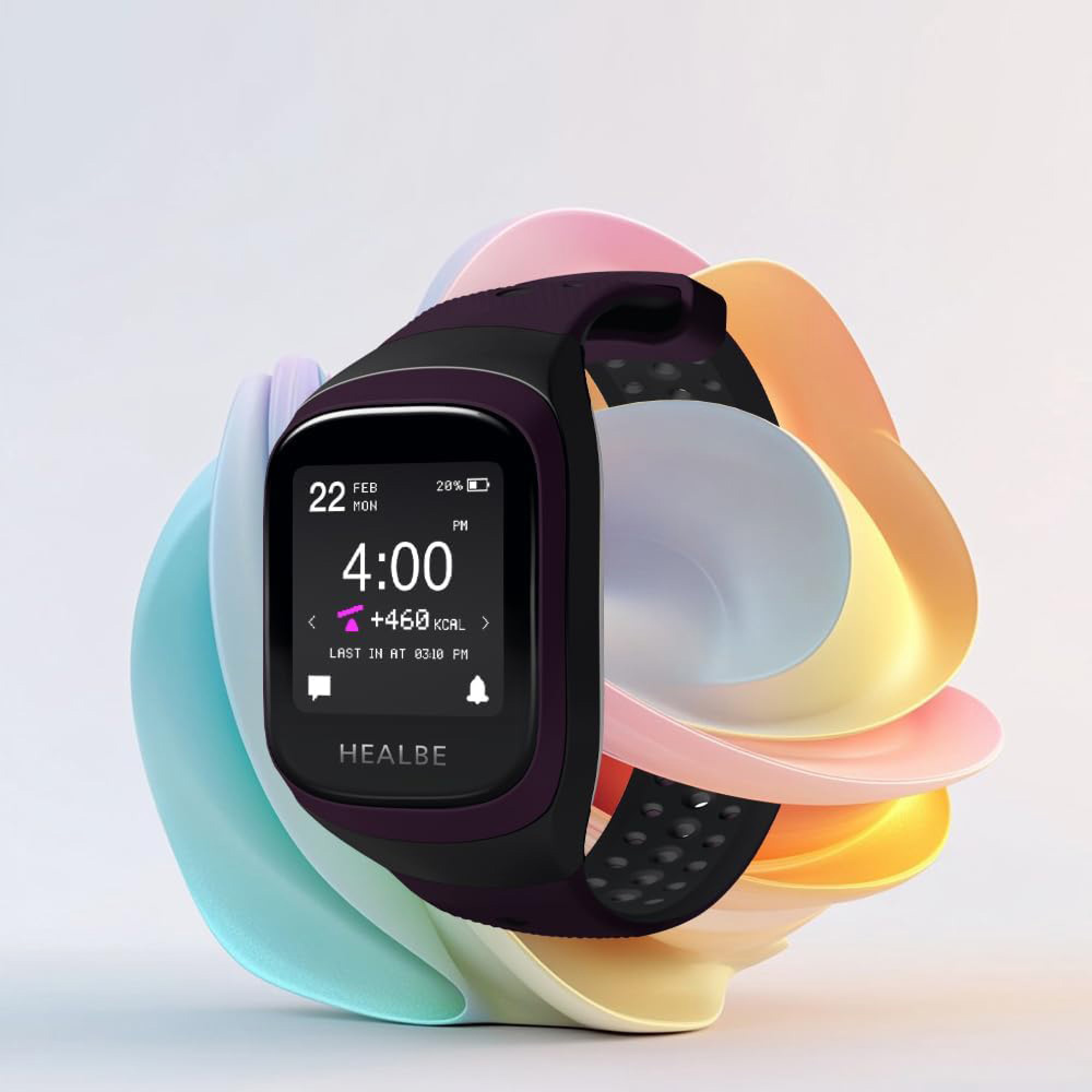 Фітнес-браслет HEALBE GoBe3 Purple